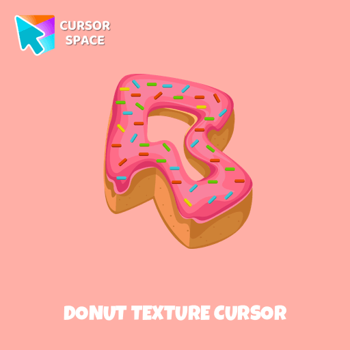 Donut Texture cursor arrow cursor